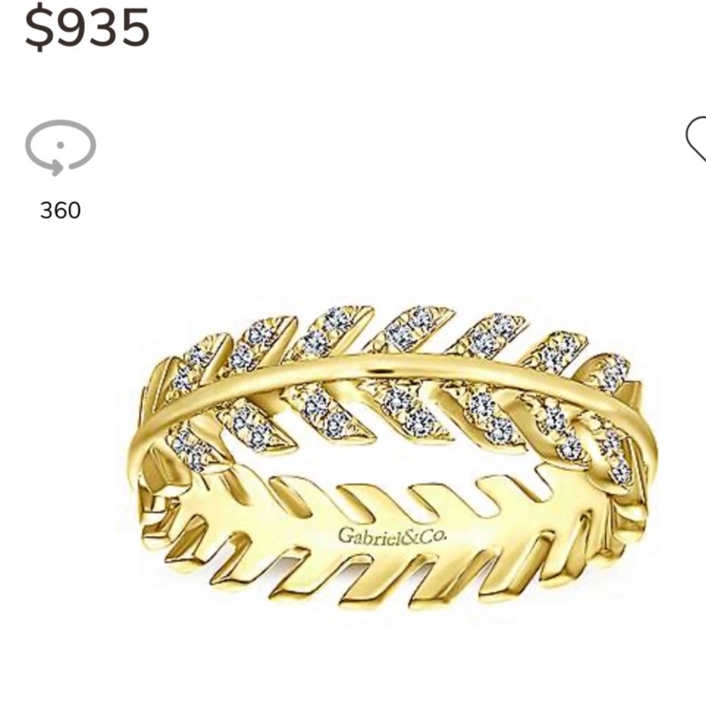 DIAMOND GOLD RINGS from Gabriel & Co 14k Gold & diamond rings - Picture 4 of 16